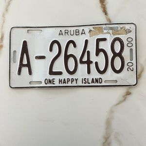ARUBA 🇦🇼 License Plate